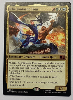 The Fantastic Four 741 Commander: Marvel Super Heroes Magic: The Gathering NM - Image 1