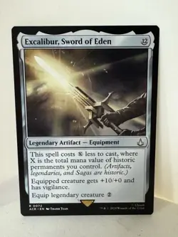MTG Excalibur, Sword of Eden, Light Play, English Universes Beyond: Assassin's C - Image 1