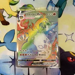 Pokemon Charizard VMAX 074/073 Champions Path Secret Rare Holo Full Art - Image 1