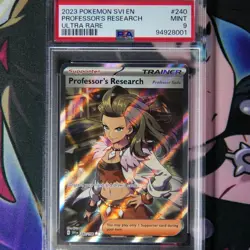 Pokemon TCG 2023 - Professor's Research-Sada - SVI EN - UR - MINT PSA9 - Image 1