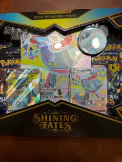 Pokemon- Shining Fates- Shiny Dragapult VMAX Box-NEW/Factory Sealed. - Image 3