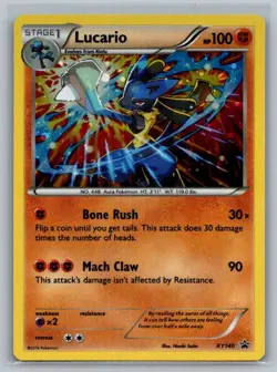 Lucario XY140 Holo Promo XY Promo Pokemon Near Mint - Image 1