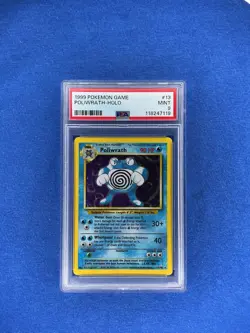 1999 Pokemon Game Poliwrath Holo #13 PSA 9 MINT - Image 1