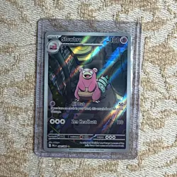 Pitch Black-Slowbro 090/078 Pokemon GO Full Art Holo Ultra Rare Pokemon TCG Card - Image 1