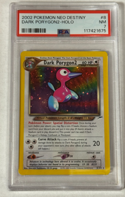 Dark Porygon2 Holo Rare PSA 7 NM 2002 Pokemon Neo Destiny Unlimited #8/105 - Image 1