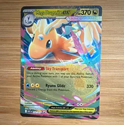 Mega Dragonite EX 152/217 ASC Full Art Holo Double Rare EN Pokemon TCG 2025 - Image 1