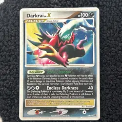 Darkrai LV.X DP19 Holo Pokemon Diamond and Pearl Promos 💫 swirl ￼💫 - Image 1