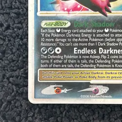 Darkrai LV.X DP19 Holo Pokemon Diamond and Pearl Promos 💫 swirl ￼💫 - Image 3