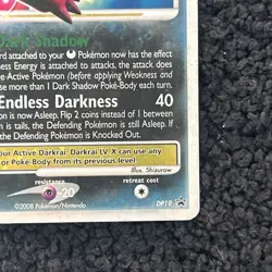 Darkrai LV.X DP19 Holo Pokemon Diamond and Pearl Promos 💫 swirl ￼💫 - Image 4