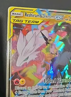 Reshiram & Zekrom GX - Tag Team (157/236) - Holo Pokemon TCG: Cosmic Eclipse - Image 4