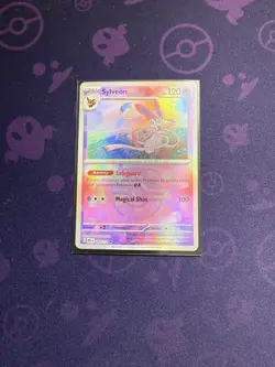 Sylveon (Master Ball Pattern) 040/131 Sv: Prismatic Evolutions POKEMON NEAR MINT - Image 1
