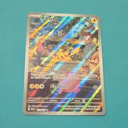 The Pokemon Company Pikachu 173/165 SV 151 Illustration Rare Full Art Holo - Image 1