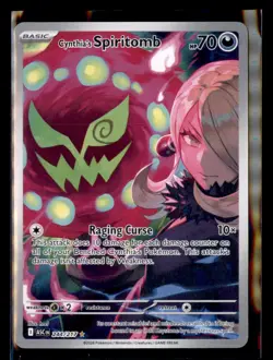 Cynthia's Spiritomb 244/217 Illustration Rare Ascended Heroes Pokemon Holo NM - Image 1