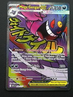 Pokemon TCG - Ascended Heroes - Mega Gengar ex 269/217 -Mega Attack Rare - NM - Image 1