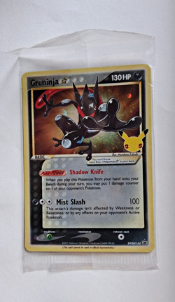 Pokemon Celebrations ETB PROMO Greninja SWSH144 Sealed - Image 1