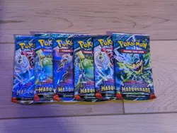 Twilight Masquerade Sleeved Booster Pack Lot of 6 New & Sealed Pokemon Bundle - Image 1