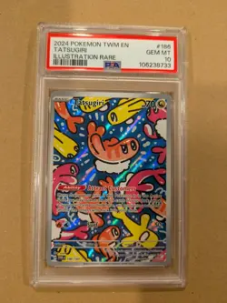 PSA 10 Tatsugiri Illustration Rare 186/167 Twilight Masquerade Pokemon TWM IR - Image 1
