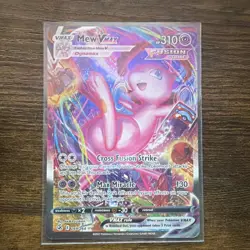 Pokemon Mew VMAX Swsh08 Fusion Strike Secret Rare Holo Alternate Art 269/264 - Image 1