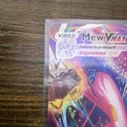 Pokemon Mew VMAX Swsh08 Fusion Strike Secret Rare Holo Alternate Art 269/264 - Image 5