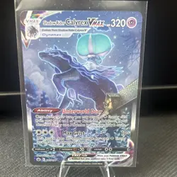 Shadow Rider Calyrex VMAX Alternate Art Secret Rare Holo 205/198 Chilling Reign - Image 1