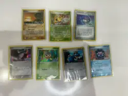 Lot Of (7) Pokemon EX Era REVERSE Holo Stamps Delta Species Deoxys Legend Maker - Image 1