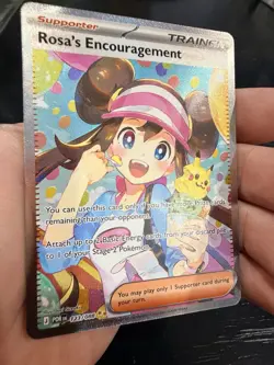 Rosa's Encouragement 123/088 Holo Perfect Order Pokemon NM - Image 1