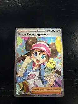 Rosa's Encouragement 123/088 Holo Perfect Order Pokemon NM - Image 2