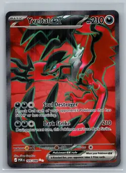 Yveltal ex 105/088 Ultra Rare Perfect Order Pokemon Holo Near Mint - Image 1