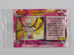 1999 Pokemon Mewtwo Strikes Back Movie Promo Super Psychic Pokemon SEALED Mint☆² - Image 2