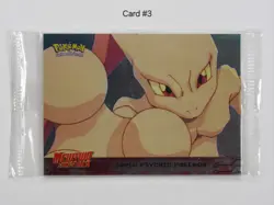 1999 Pokemon Mewtwo Strikes Back Movie Promo Super Psychic Pokemon SEALED Mint☆³ - Image 1