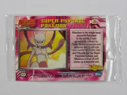 1999 Pokemon Mewtwo Strikes Back Movie Promo Super Psychic Pokemon SEALED Mint☆³ - Image 2