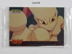 1999 Pokemon Mewtwo Strikes Back Movie Promo Super Psychic Pokemon SEALED Mint☆⁵ - Image 1