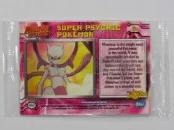1999 Pokemon Mewtwo Strikes Back Movie Promo Super Psychic Pokemon SEALED Mint☆⁵ - Image 2