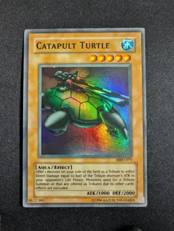 Yugioh - Catapult Turtle MRD-075 Unlimited Edition Super Rare MP - Image 1