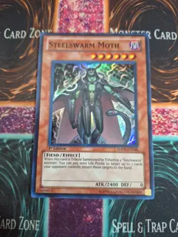 Yu-Gi-Oh! TCG Steelswarm Moth HA05-EN048 Super Rare 1st Edition Near Mint - Image 1