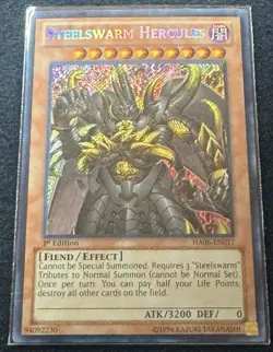 Konami Yu-Gi-Oh! Steelswarm Hercules HA06-EN017 Foil Secret Rare 1st EN 3200/0 - Image 1