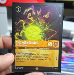 Disney Lorcana The Horned King-Merciless Master Legendary EN 22/204 - Image 1