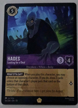 Ravensburger Disney Lorcana Hades - Looking for a Deal 54/204 EN 2023 - Image 1