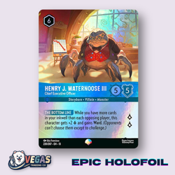 Henry J. Waternoose III Chief Executive Officer 220/207 Epic NM Disney Lorcana - Image 1