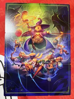 Disney Lorcana - Attack of the Vine - Art Cards - Complete 9 Card Puzzle Set - Image 1