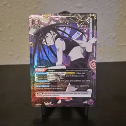 Bandai Union Arena Fullmetal Alchemist Envy Character Card Rare Foil - Image 1