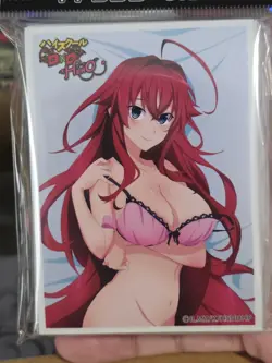 Rias Gremory Curtain Damashi High School DXD Hero Collectible Card Sleeves - Image 1