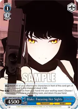 Blake: Focusing Her Sights - RWBY/WX03-086 - U Near Mint Weiss Schwarz RWBY - Image 1