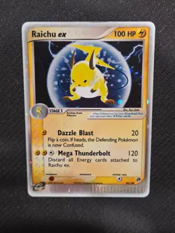 Raichu ex 98/100 Sandstorm Holo Ultra Rare English 2003 Stage 1 100 MP - Image 2