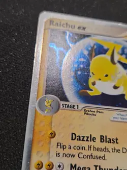 Raichu ex 98/100 Sandstorm Holo Ultra Rare English 2003 Stage 1 100 MP - Image 4