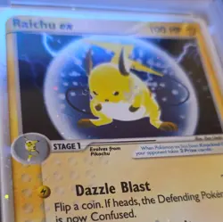Raichu EX - 98/100 Ultra Rare Holo - Pokemon TCG Sandstorm - PSA 5 - Image 2