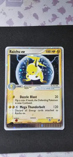 Pokemon TCG Raichu EX 98/100 Sandstorm Holo Rare - Image 1