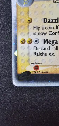 Pokemon TCG Raichu EX 98/100 Sandstorm Holo Rare - Image 4