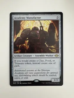 Academy Manufactor MTG Magic the Gathering Card NM Near Mint MH2 - Image 1