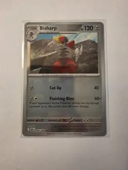 Bisharp (Master Ball Pattern) Holo 065/086 NM SV: Black Bolt Pokemon Card - Image 1